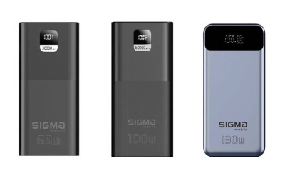 Sigma mobile yeni enerji bankları xəttini təqdim etməyə hazırlaşır - flaqman modeli 130 Vt-ı dəstəkləyir