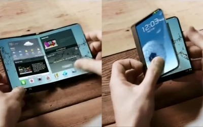 Samsung представил сгибающийся телефон!