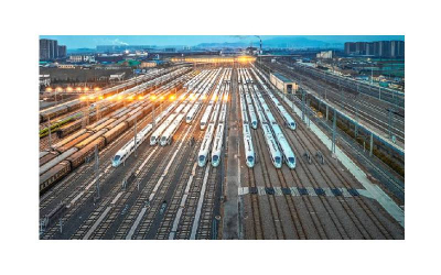 Çin dəmir yolu ilə gündəlik sərnişindaşımada milli rekordu qırdı