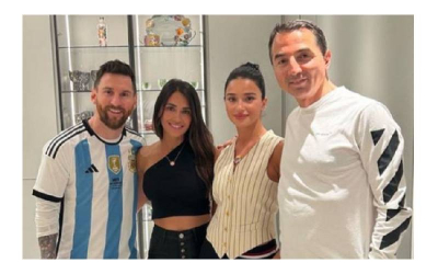 Messi azərbaycanlı iş adamı ilə paylaşım edib