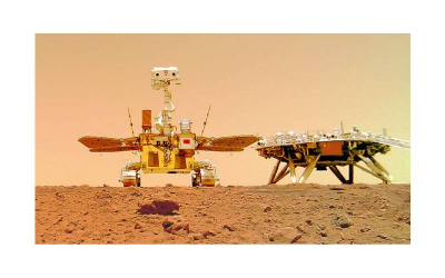 Çinin Mars aparatı planetin səthinin altında çoxbucaqlılar aşkar edib