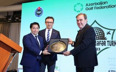 Bakıda qolf üzrə Zəfər turnirinin açılış mərasimi olub