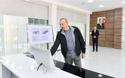 Prezident İlham Əliyev “Azərişıq” ASC-nin Cəbrayıl Rəqəmsal İdarəetmə Mərkəzinin açılışını edib 