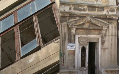 Bakının mərkəzində orta məktəb bərbad şəraitdə fəaliyyət göstərir