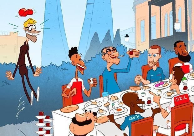 Момани ответил Клоппу карикатурой 