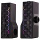 Akustik sistem 2E PCS232 RGB, Soundbar, 2.0, USB, Qara (2E-PCS232BK)