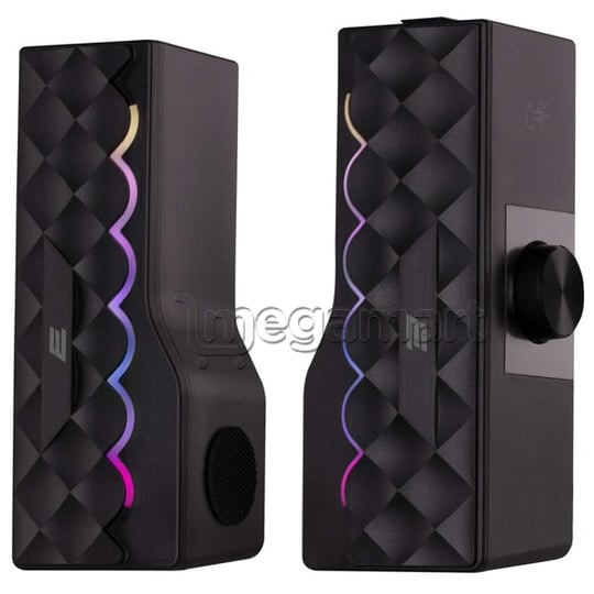 Akustik sistem 2E PCS232 RGB, Soundbar, 2.0, USB, Qara (2E-PCS232BK)