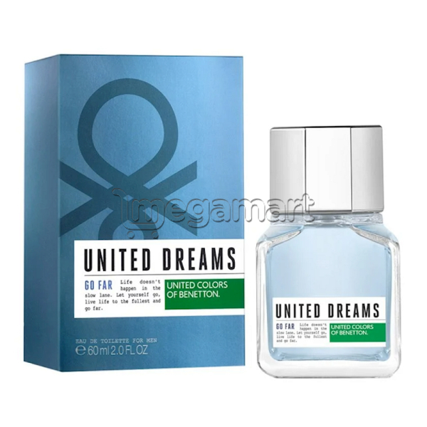 Туалетная вода для мужчин United Colors of Benetton United Dreams Go Far EDT M 60 мл