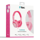 Simli qulaqlıqlar TTEC SoundBuddy Kids On-Ear Wired Headphones Pink (2KM132P)