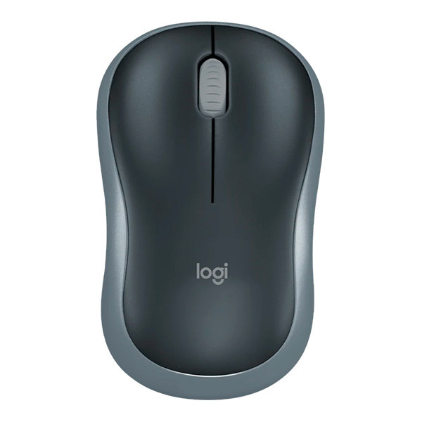 Logitech Wireless Mouse M185-Gray Grey