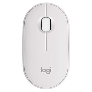 LOGITECH Pebble Mouse 2 M350s - TONAL GRAPHITE - BT - EMEA-808 - DONGLELESS White