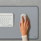 LOGITECH Pebble Mouse 2 M350s - TONAL GRAPHITE - BT - EMEA-808 - DONGLELESS White