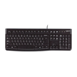 LOGITECH Corded Keyboard K120 - Russian layout - BLACK Black