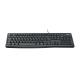 LOGITECH Corded Keyboard K120 - Russian layout - BLACK Black