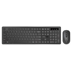 Promate Wireless Keyboard and Mouse Set PROCOMBO-13.EN Black