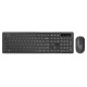 Promate Wireless Keyboard and Mouse Set PROCOMBO-13.EN Black