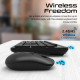 Promate Wireless Keyboard and Mouse Set PROCOMBO-13.EN Black