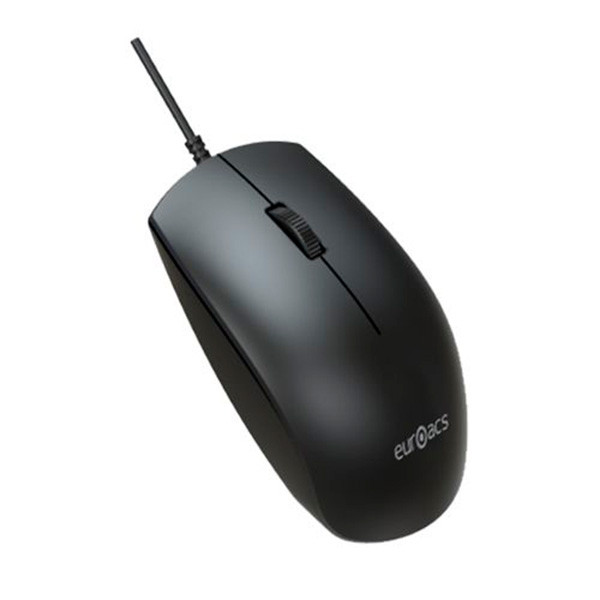 MOUSE WIRED EUROACS EU-M17 SILENT Black