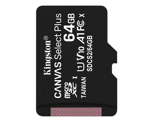 Kingston Canvas Select Plus microSD (64GB) Black