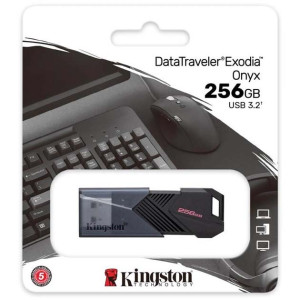 Flash card Kingston DataTraveler Exodia Onyx (256GB) Black