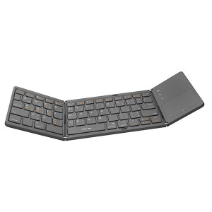 Green Lion Foldable Bluetooth Keyboard (GNFLDBTKBGY) Black