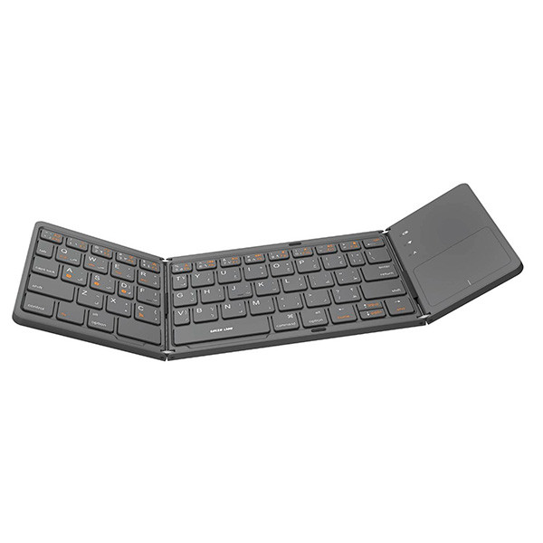 Green Lion Foldable Bluetooth Keyboard (GNFLDBTKBGY) Black