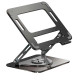 Green Lion 360 Rotatable Laptop Stand (GN360LAPSDBK) Grey