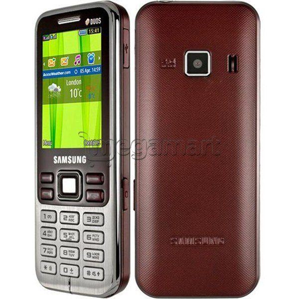 Mobil telefon Samsung C3322 Dual Sim red