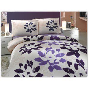 Постельное бельё Hobby Sateen Deluxe Helen 160x220 Violet (односпальный)