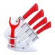 Bıçaq dəsti Royalty+Line 5PCS Ceramic Coated Knife Set RL-CW5ST