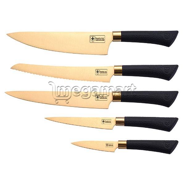 Набор ножей Royalty+Line 5PCS Titanium Set RL-TG5