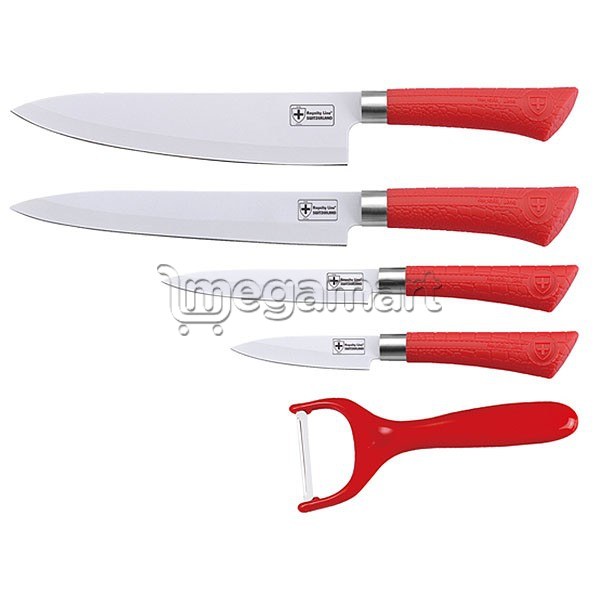 Bıçaq dəsti Royalty+Line 5PCS Ceramic Coating Knife Set RL-CW5R