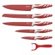 Набор ножей Royalty+Line 5PCS Knife Set RL-RED5