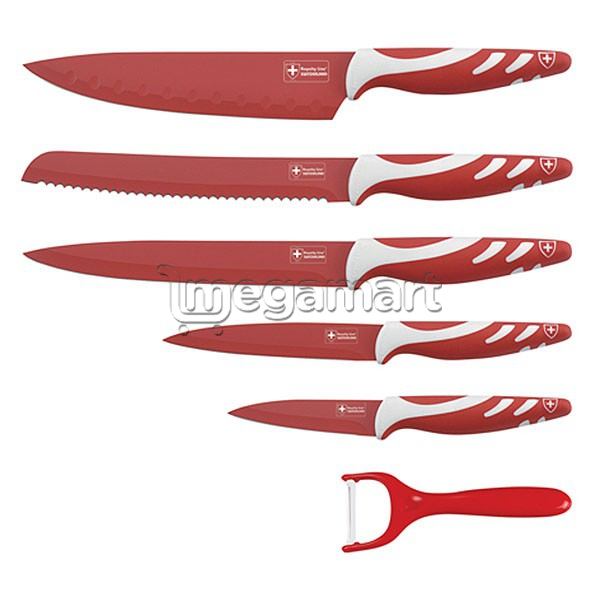 Набор ножей Royalty+Line 5PCS Knife Set RL-RED5