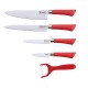 Набор ножей Royalty+Line 5PCS Ceramic Coated Knife Set RL-NCW5R