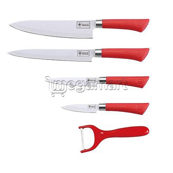 Набор ножей Royalty+Line 5PCS Ceramic Coated Knife Set RL-NCW5R