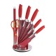 Bıçaq dəsti Royalty+Line 8PCS Knife Set RL-RED8-C