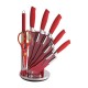 Bıçaq dəsti Royalty+Line 8PCS Knife Set RL-RED8-W