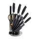 Набор ножей Royalty+Line 8PCS Knife Set RL-BLK8-W