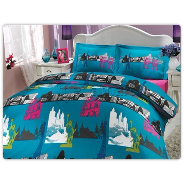 Hobby City бирюзовый (2 пододеяльника)