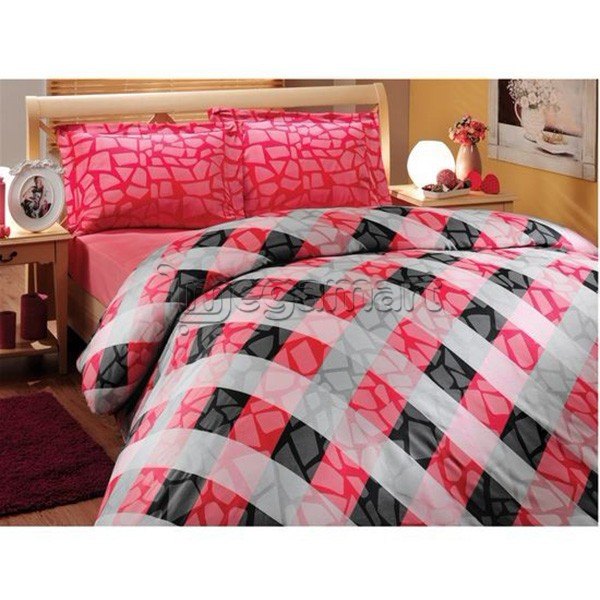 Постельное бельё Hobby Deluxe Mosaique Red  (2 пододеяльника)