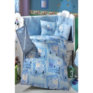 Постельное бельё Hobby Baby Little Sheep Blue