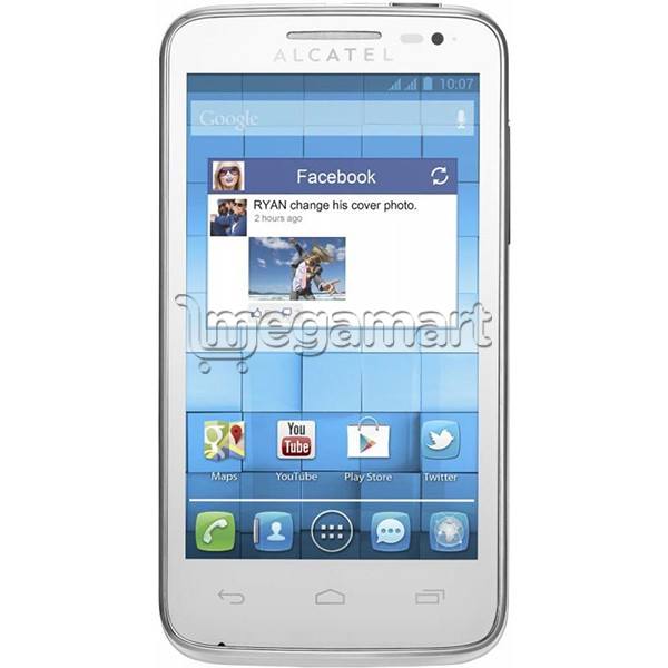 Mobil telefon Alcatel One Touch Snap 7025D White