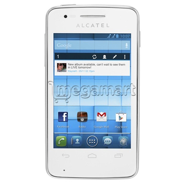 Mobil telefon Alcatel One Touch SPop 4030D White