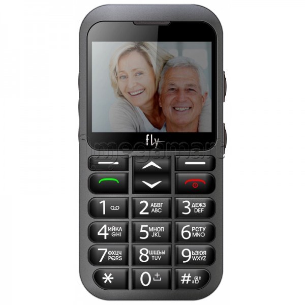 Мобильный телефон Fly Ezzy 4 Grey Black
