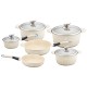 Набор кастрюль Royalty Line RL-H1010 Cream