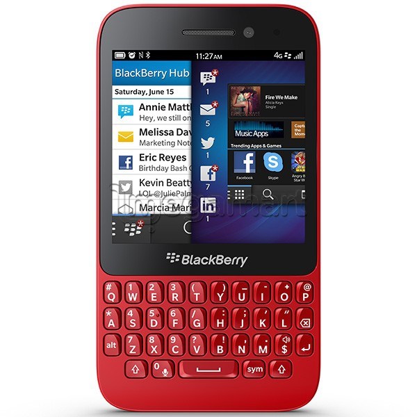 Мобильный телефон BlackBerry Q5 red