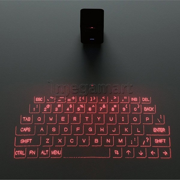 Klaviatura Elecom TK-PBL042BK Projection Bluetooth wireless keyboard