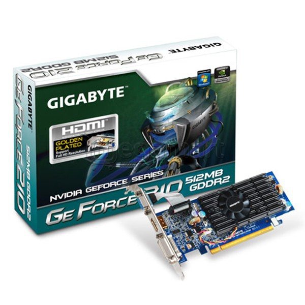 Видеокарта Gigabyte GV-N210OC-512I