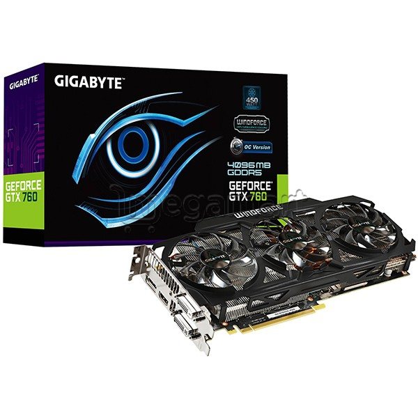 Видеокарта Gigabyte GV-N760OC-4GD